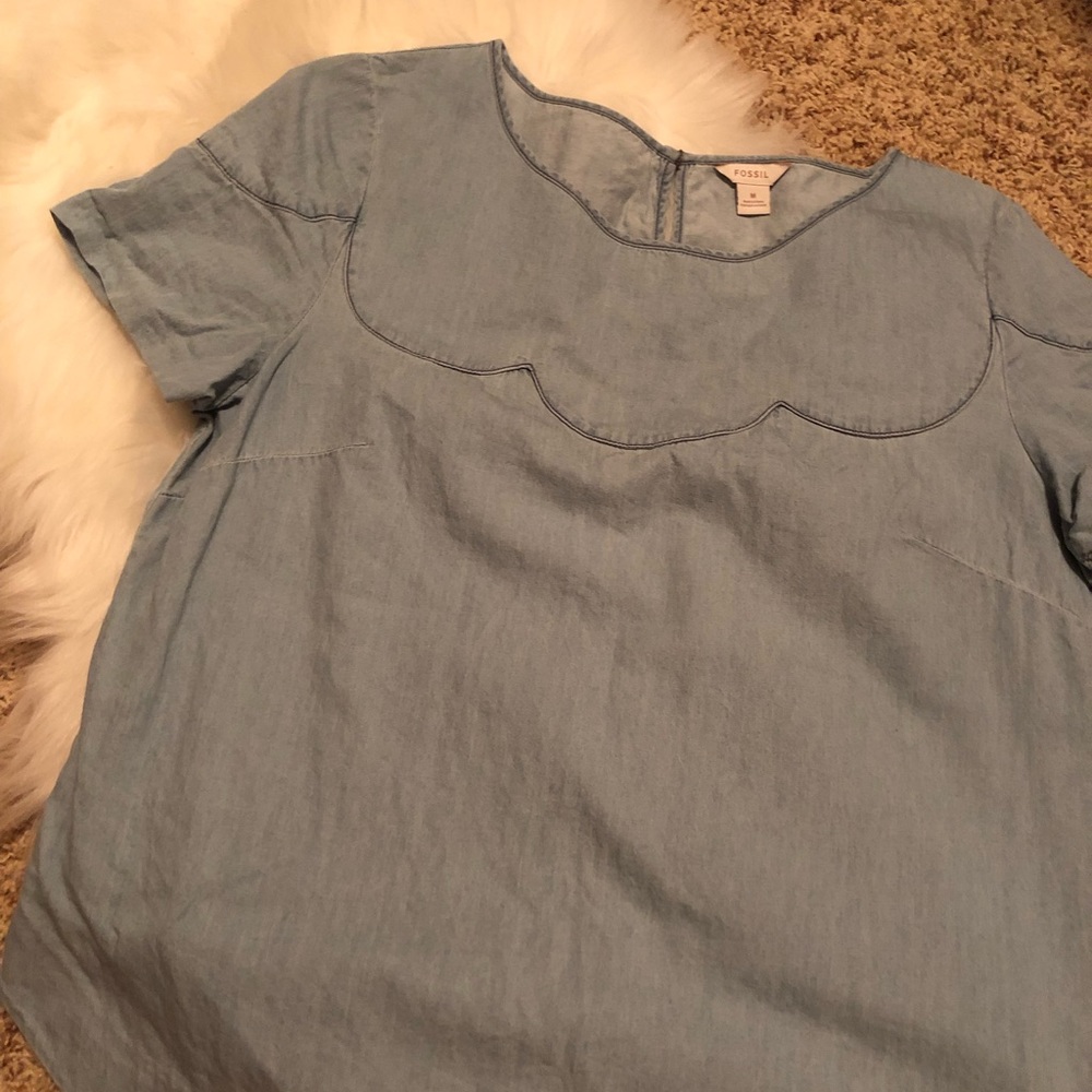 Fossil chambray shirt